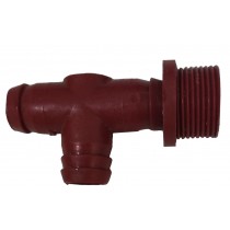 Штуцер пластиковий 3/4" різьблення зовнішнє х 3/4"-3/4"